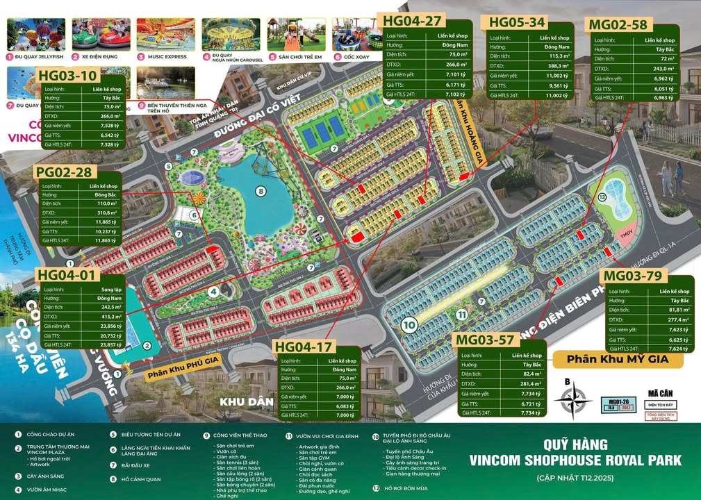 Shophouse Vincom Royal Park Đông Hà - Cho thuê tại vị trí vàng, giá thỏa thuận