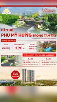 Căn hộ The Harmonie Phú Mỹ Hưng, Thủ Dầu Một 55 triệu/m² - Cơ hội đầu tư sinh lời!
