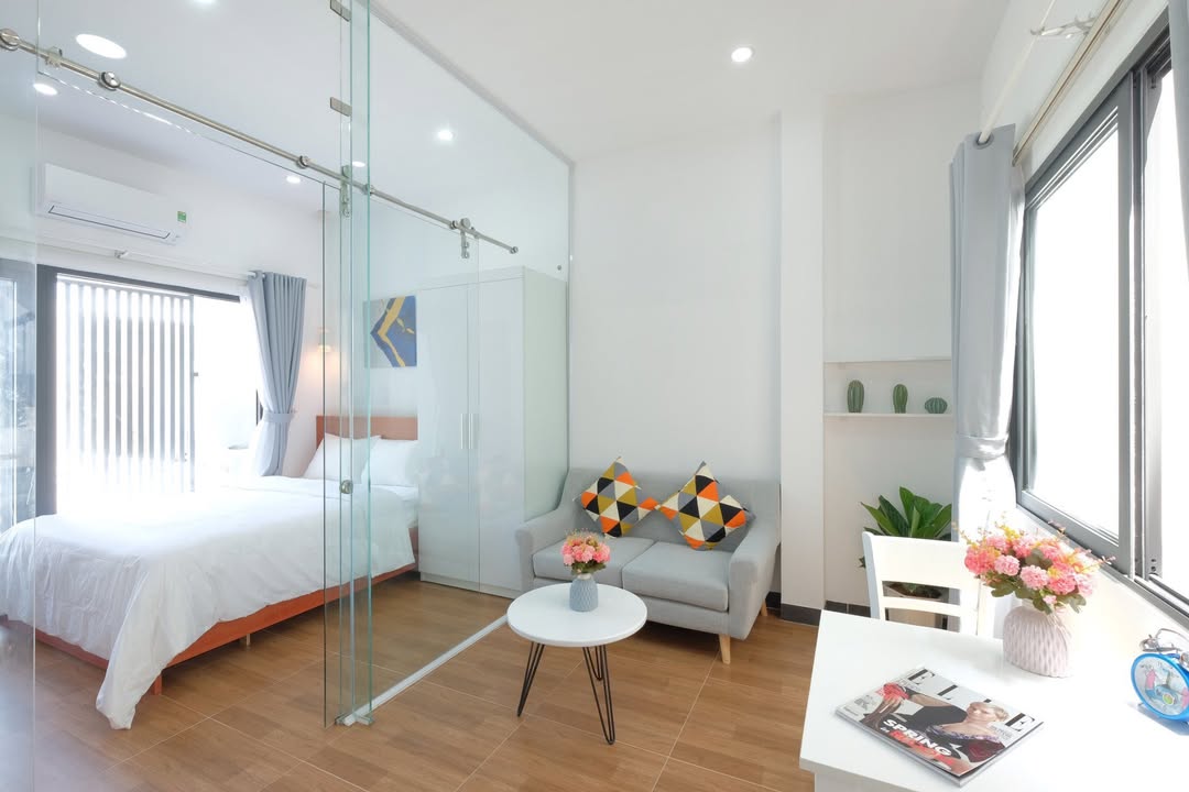 Căn hộ Khuê Mỹ Đông 4, Đà Nẵng 1PN giá 5.5 triệu - Full nội thất, tiện nghi