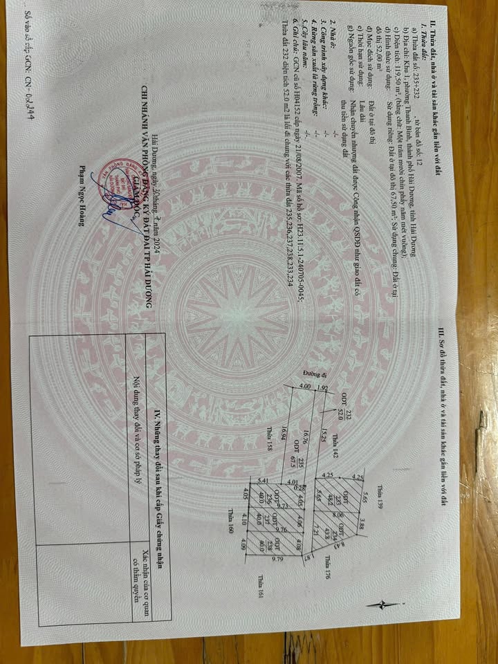 Đất nền góc 2 mặt tiền tại ngõ 293 Nguyễn Lương Bằng, 67.5m² - Giá chỉ 2.95 tỷ!