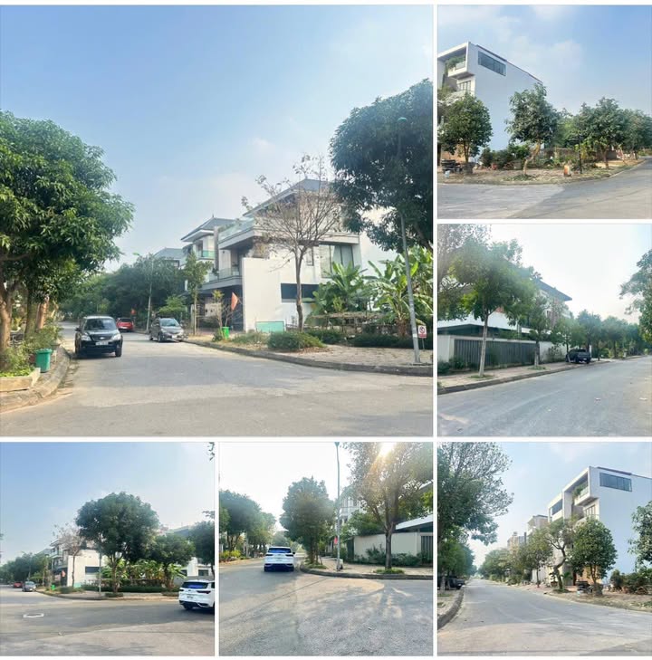 Bán lô đất góc 2 mặt tiền Khu A Nam Đầm Vạc 134m² giá 5.414 tỷ - View biệt thự đẹp