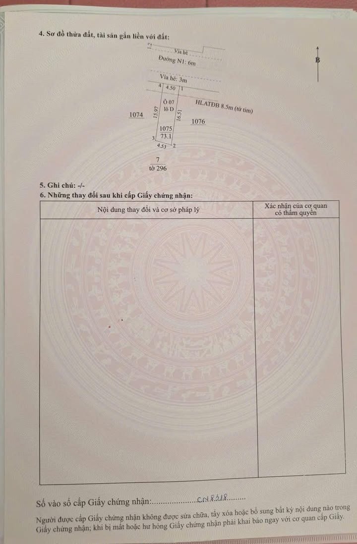 Lô đất Lê Phong Bình Chuẩn 2 73m² giá 3.1 tỷ - Cơ hội đầu tư tuyệt vời!