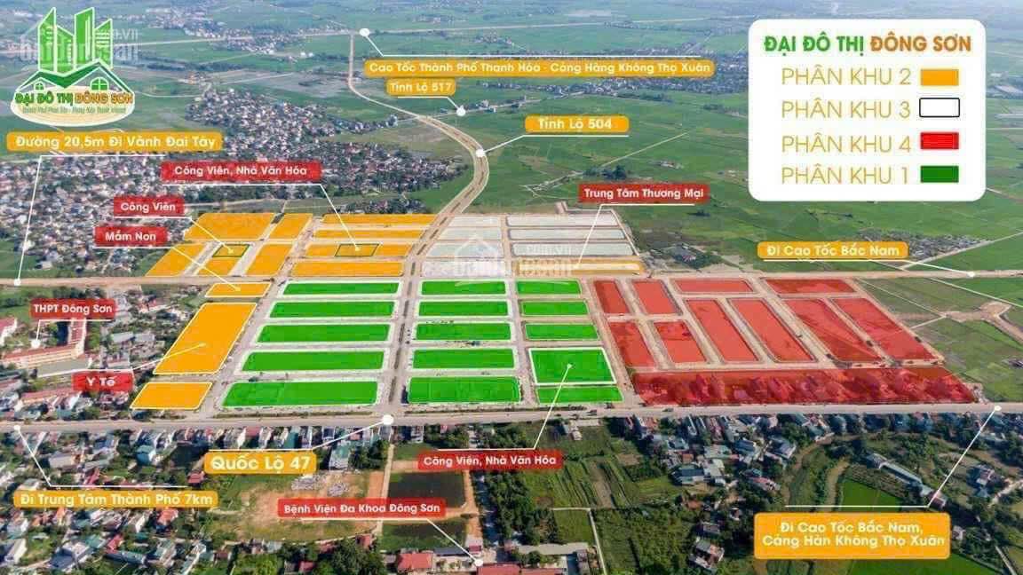 Đất nền MBQH 3220 Đại Đô Thị Đông Sơn 120m² giá 1.4 tỷ - Cơ hội đầu tư lý tưởng!