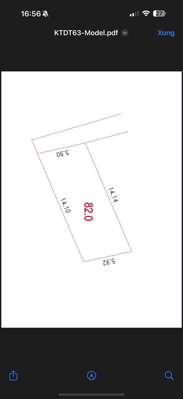 Nhà riêng Hòa Bình, Thường Tín 82m² giá 3.x tỷ - Nở hậu đón tài lộc!