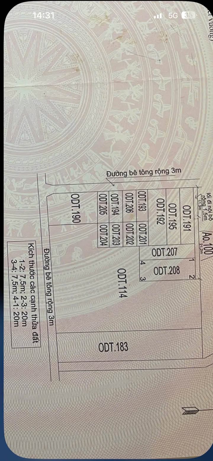 Đất nền Khối 6 - Thanh Hà 150m² giá 3.25 tỷ - Ô tô vào tận nơi!