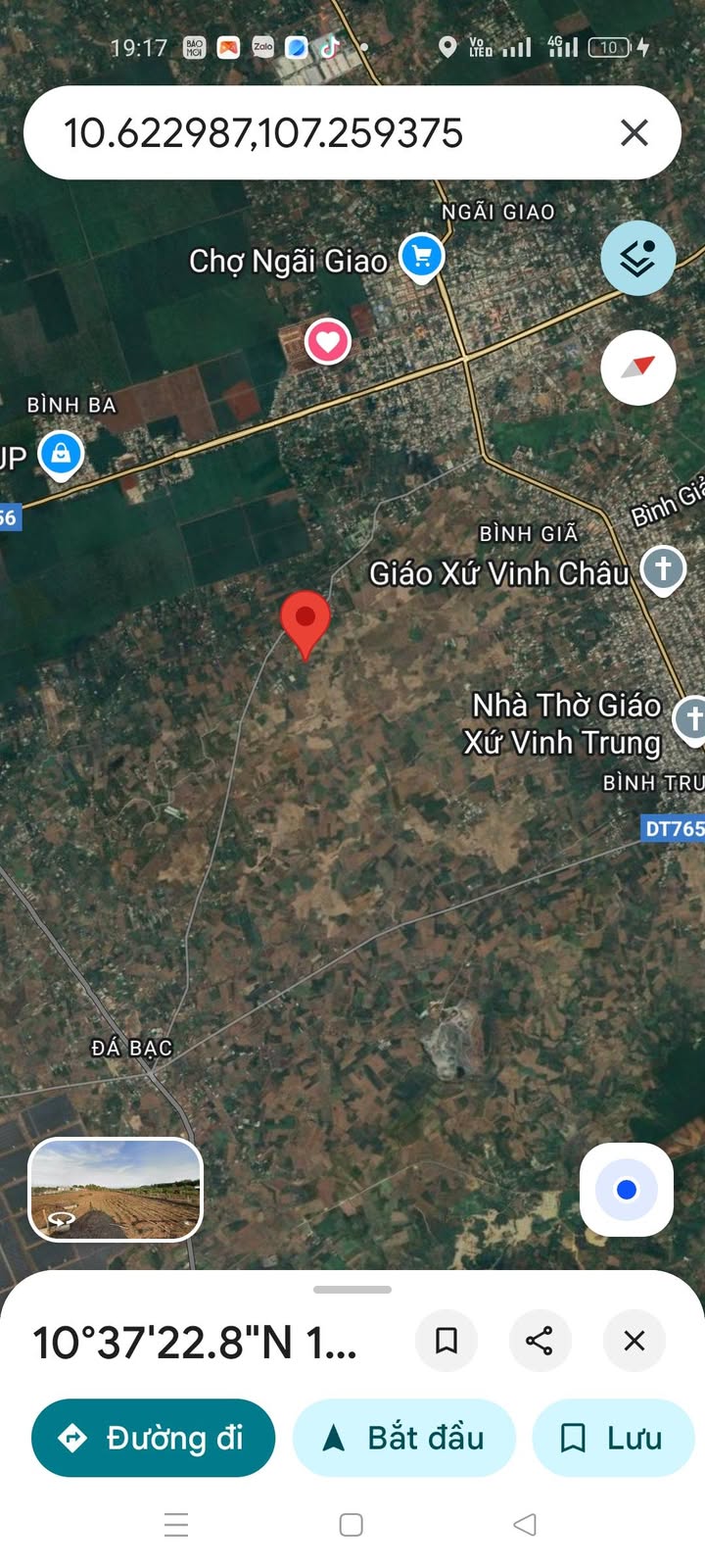Đất thổ cư 480m² tại Bình Giã, Bà Rịa - Vũng Tàu giá 1.2 tỷ - Đường nhựa rộng 6m