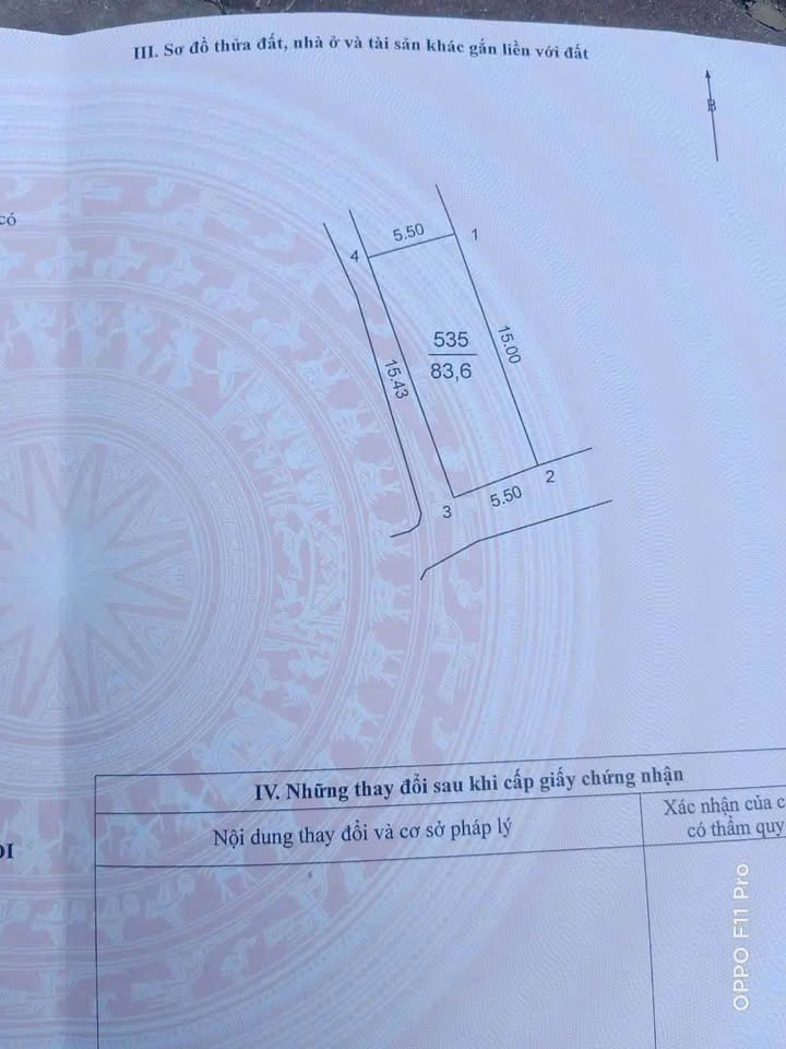 Đất thổ cư Thôn Dược Thượng - Xã Sóc Sơn 83.6m² giá 3.7 tỷ - Sổ hồng chính chủ!