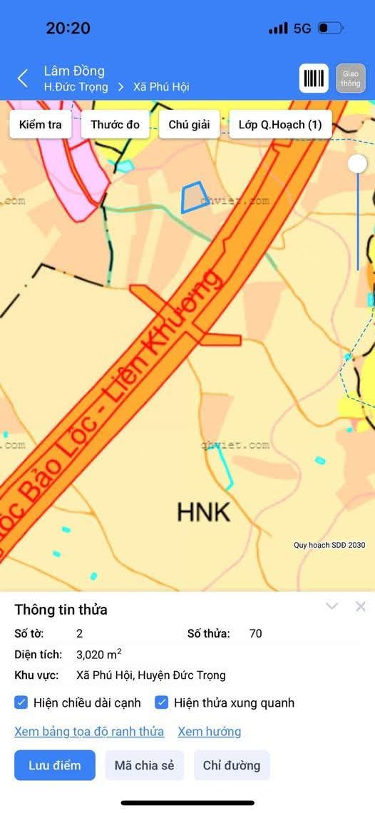 Đất nền Xã Đức Trọng, Lâm Đồng 1000m² giá 1.1 tỷ - Đầu tư sinh lời ngay!