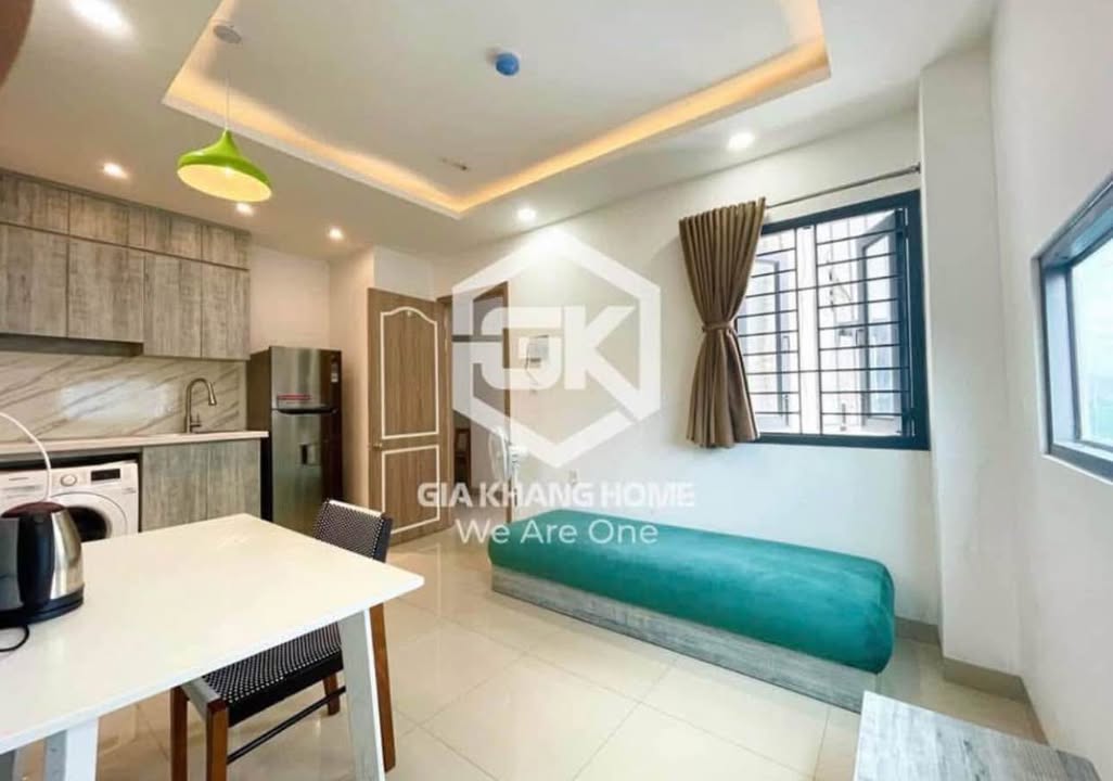 Căn hộ 1 phòng ngủ Đường Hoàng Diệu 40m² giá 5.5 triệu - Full nội thất tiện nghi