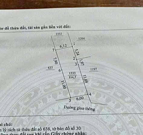 Đất thổ cư 115m² Đầm Sen, Phường Vân Phú, giá 2.x tỷ - Nở hậu tài lộc!