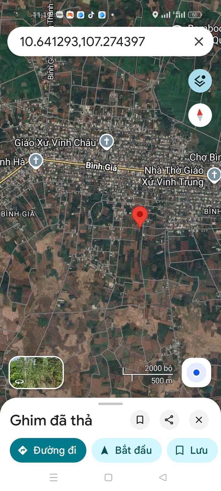 Đất thổ cư 320m² xã Bình Giã, huyện Châu Đức, 920 triệu - Khu dân cư đông đúc!