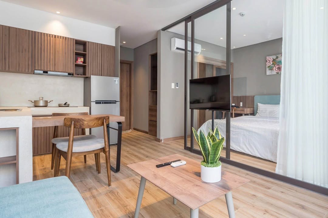 Căn hộ 1PN thuê ngay Đường Nại Nam, Đà Nẵng giá 13 triệu - Full nội thất hiện đại