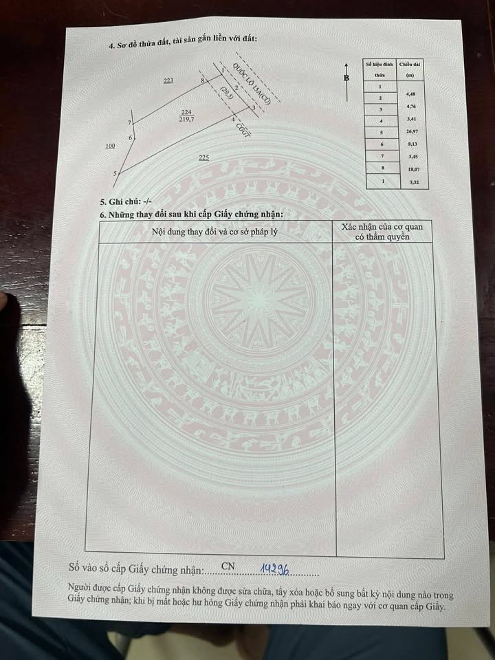 Đất mặt tiền QL15A Nam Hưng 220m² giá 1.1 tỷ - Kinh doanh sầm uất!