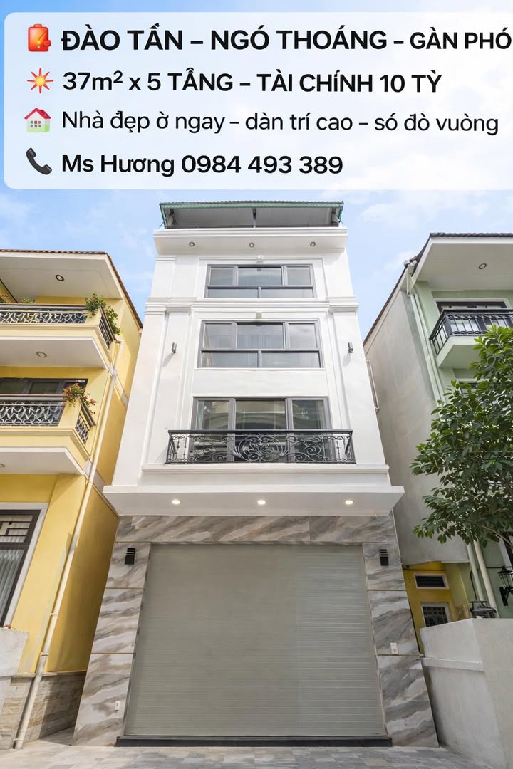 Nhà phố Đào Tấn, Quận Ba Đình 37m² giá 10 tỷ - Nhà đẹp ở ngay, dân trí cao!