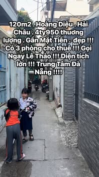 Nhà riêng Hoàng Diệu, Hải Châu, 120m² giá 4.95 tỷ - Cơ hội đầu tư hấp dẫn!