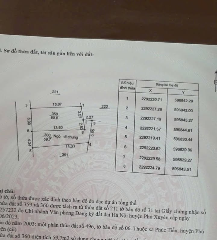 Đất nền lô góc 3 mặt thoáng Khả Liễu, Phúc Tiến, 80m² giá chỉ 2.95 tỷ - Đầu tư sinh lời ngay!