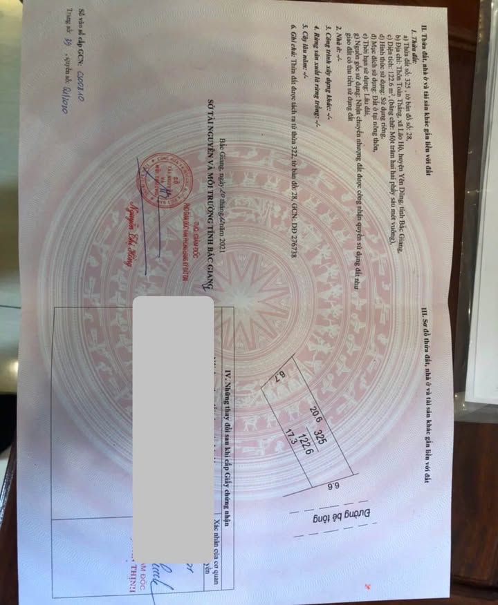 Đất thổ cư 122,6m² xã Đồng Lạc - Giá chỉ 1,7 tỷ - Đầu tư sinh lời ngay!