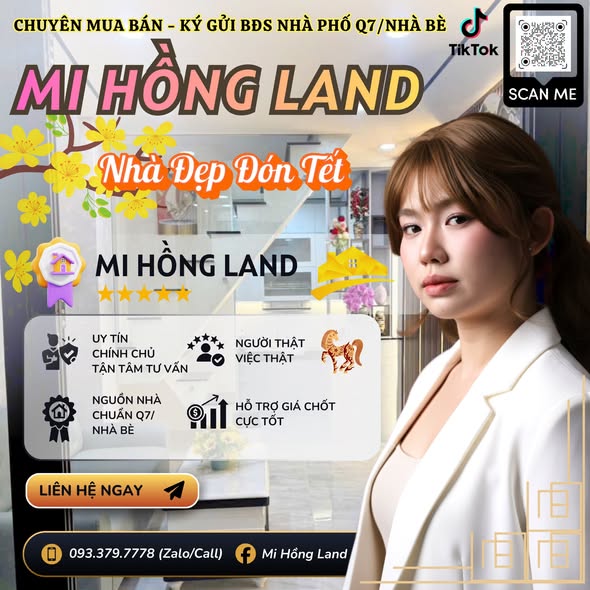 Nhà phố Huỳnh Tấn Phát, Quận 7, 21m² giá 3.15 tỷ - Full nội thất mới vào ở ngay!