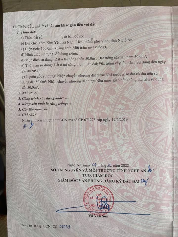 Bán đất mặt đường Trung Nội, phường Vinh Hưng 100m² giá 2 tỷ - Đầu tư sinh lời tiềm năng!