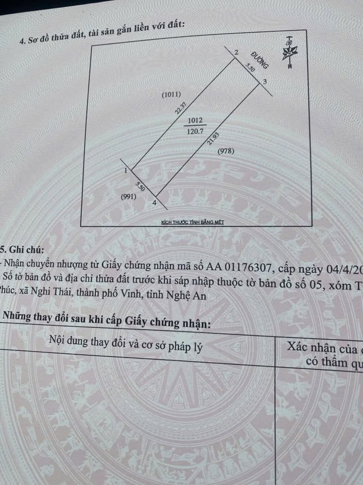 Đất thổ cư Thái Phúc Vinh 120m² giá 1.3 tỷ - Đầu tư sinh lời ngay!