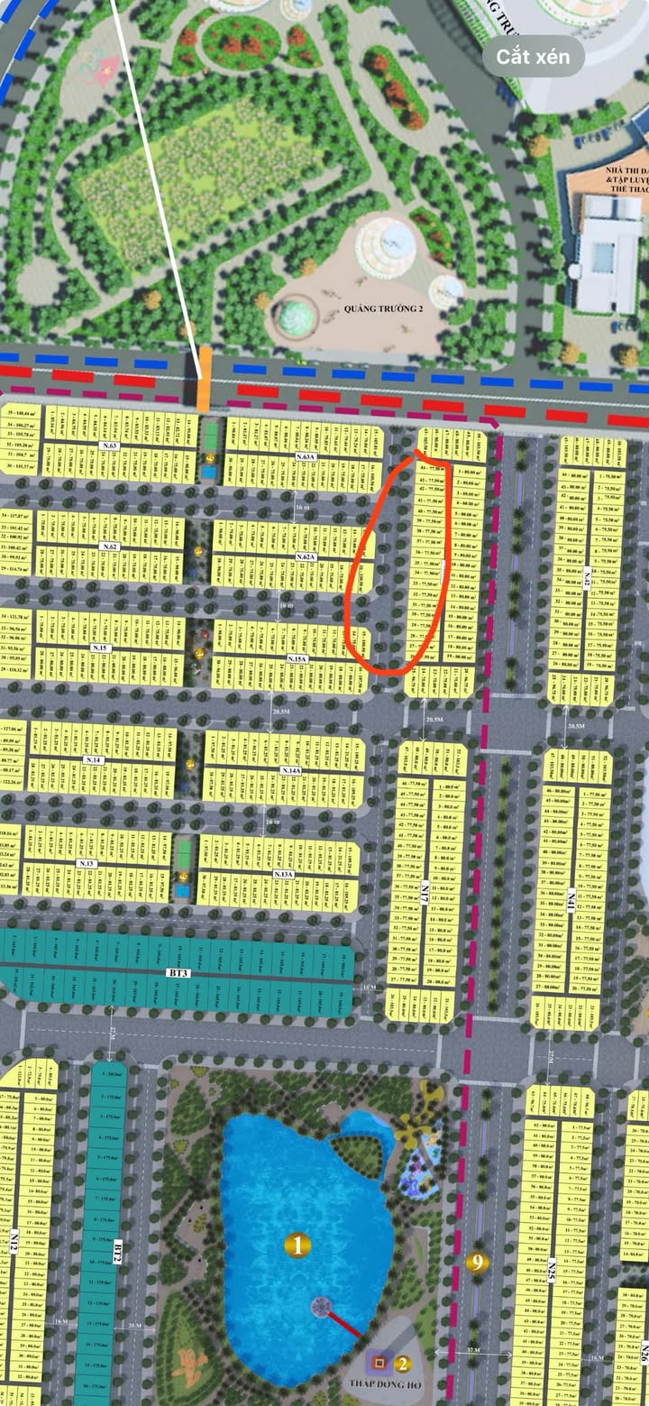 Đất nền Rùa Vàng Thị trấn Vôi 77.5m² giá 2 tỷ - Đầu tư sinh lời hấp dẫn!