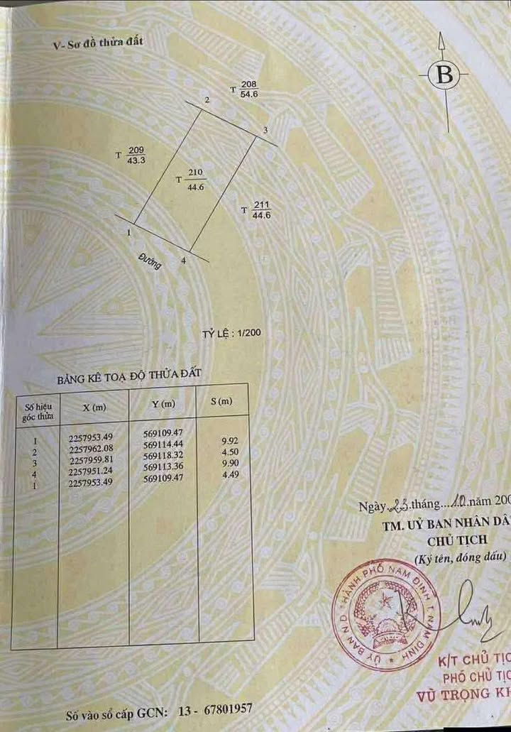 Đất mặt đường Vũ Công Tự, Quang Trung, 45m² giá 26.8 tỷ - Cơ hội đầu tư vàng!