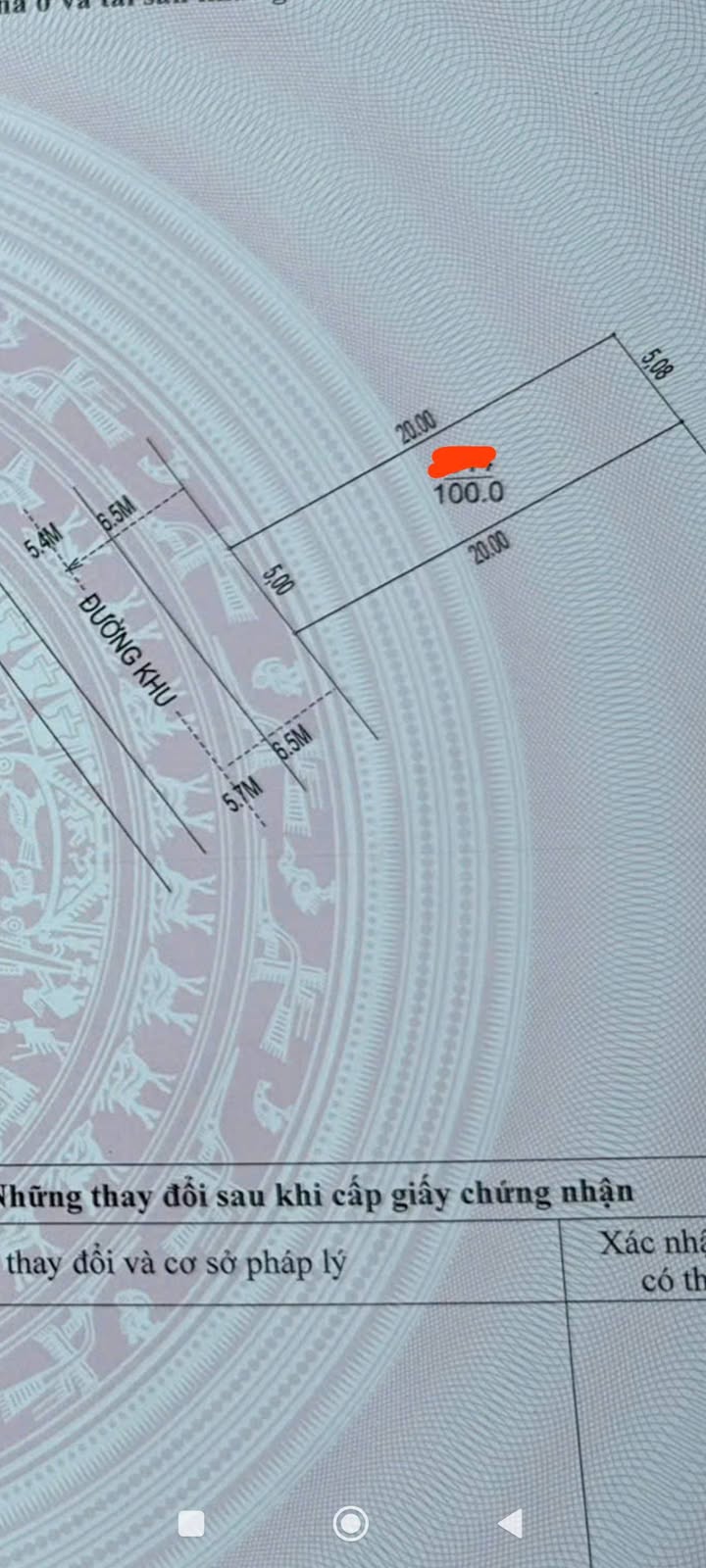 Đất thổ cư 100m² xã Tiên Phương, huyện Chương Mỹ - Mặt tiền 5m, kinh doanh thuận lợi!