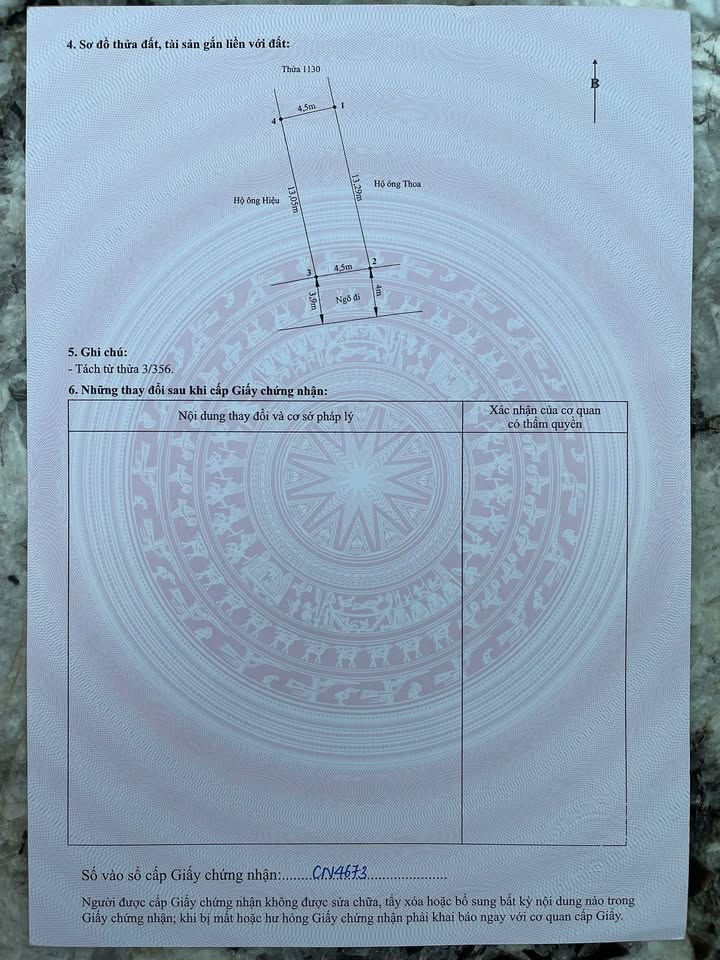 Lô đất Hạ Đoạn 3 Hải Phòng 59m² giá 2.664 tỷ - Vị trí đầu tư lý tưởng!