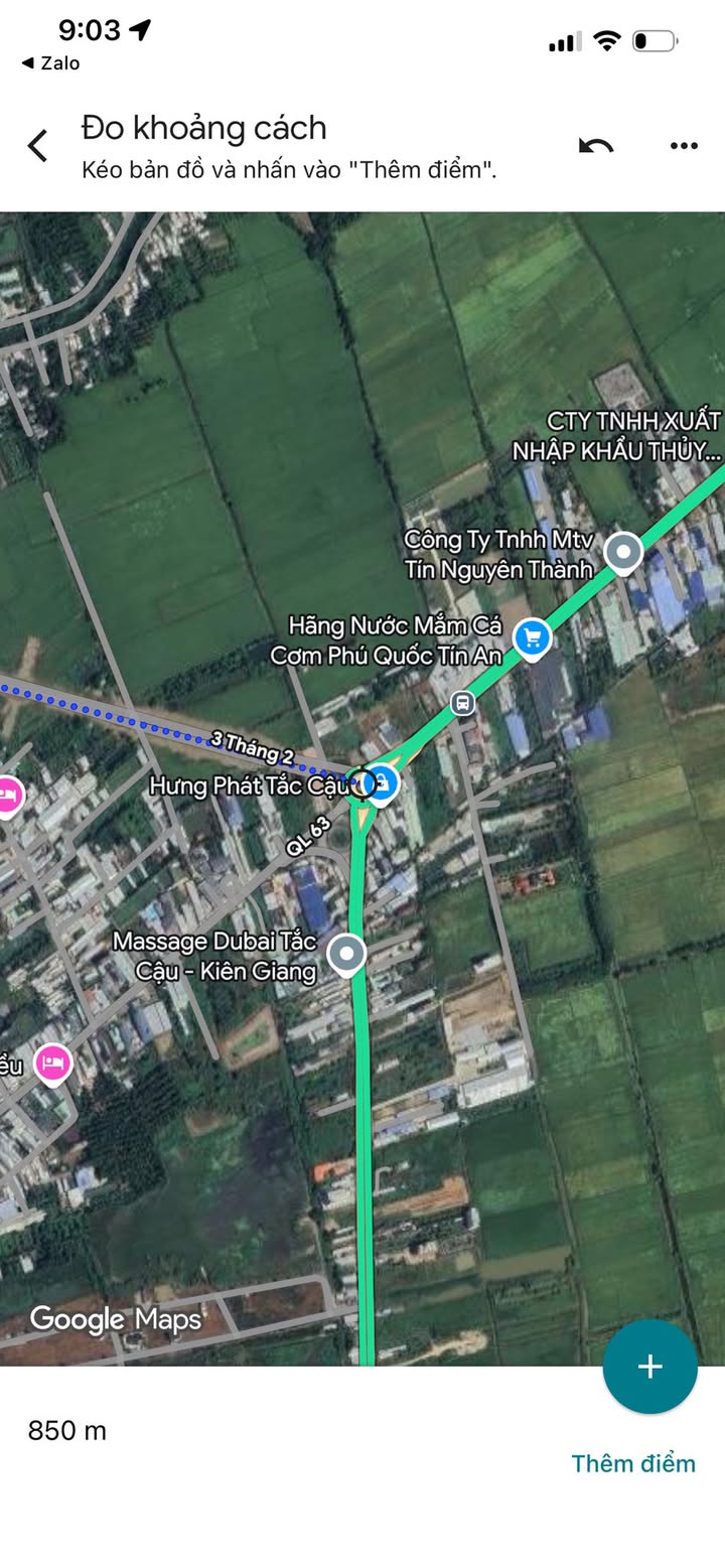 Đất mặt tiền đường 3/2, Rạch Giá 1000m² giá 3.1 tỷ - Cơ hội đầu tư không thể bỏ lỡ!