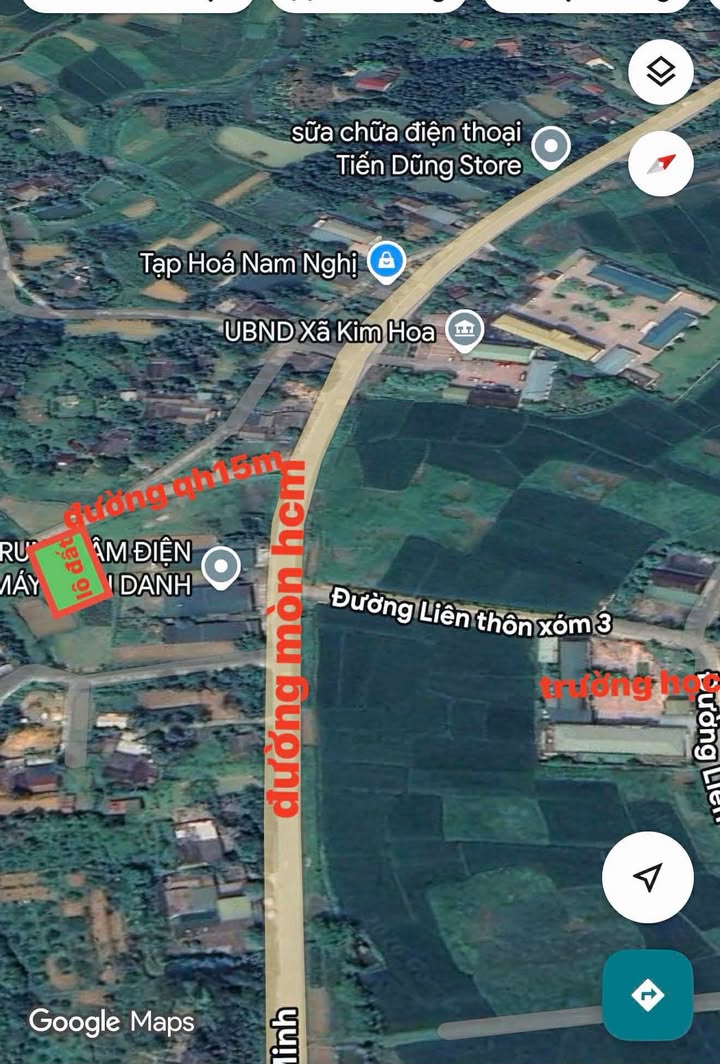 Lô đất đấu giá xã Kim Hoa, Ninh Bình 300m² giá 1 tỷ - Đầu tư sinh lời ngay!