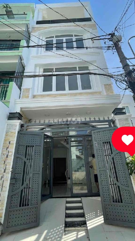 Nhà 4 Lầu Khu Nội Bộ Ngang 4,5m - 5 Phòng Ngủ - Phan Đăng Lưu - Bình Thạnh - Dòng Tiền Sẵn
