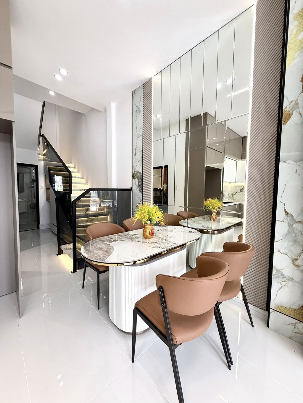 Bán nhà trệt lầu mới xây Cần Thơ 54.7m² giá 3.45 tỷ - Tặng nội thất cao cấp!