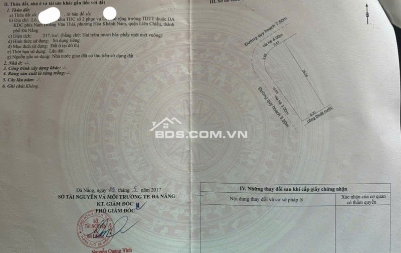 Đất GÓC 2MT Đà Sơn 3 & Đà Sơn 7, 217m², giá 7.8 tỷ - Vị trí kinh doanh đắc địa!