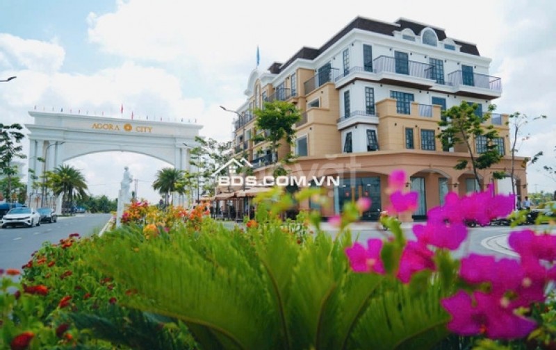 Shophouse Agora City Thủ Thừa 129m² giá 2.9 tỷ - Đầu tư an toàn, sinh lời bền vững!