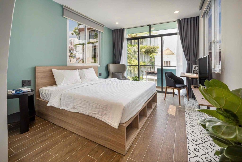 Căn hộ Studio Đường Trần Hưng Đạo, Quận 1 - 35m² giá 7.8 triệu - Full nội thất, giặt sấy riêng!