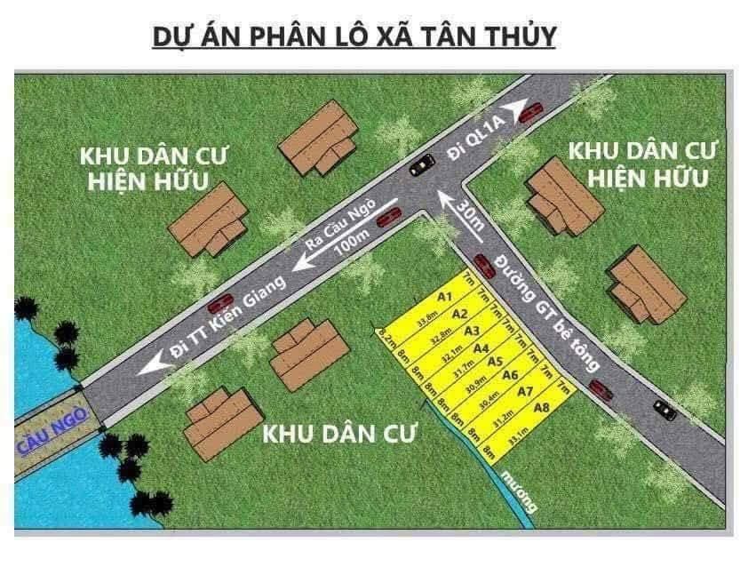 Đất nền lô A2 Xã Hưng Thủy 2240m² giá 3xx triệu - Cơ hội đầu tư tuyệt vời!
