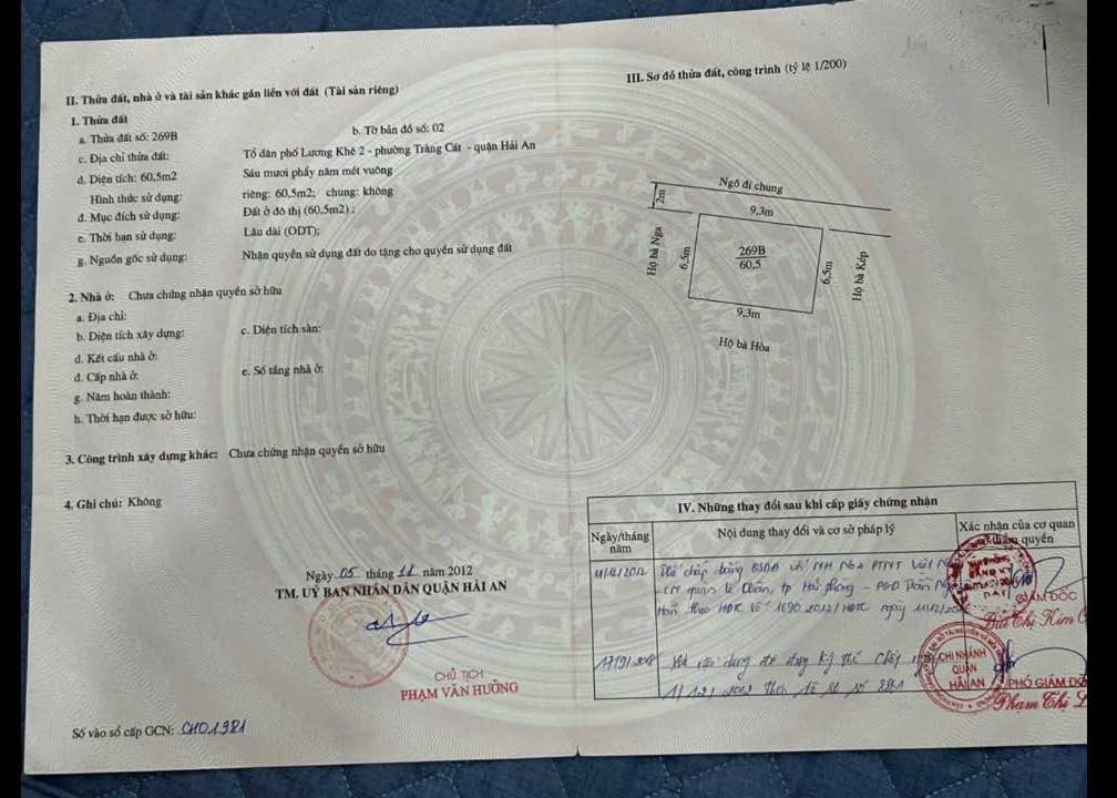 Đất nền Tràng Cát Hải Phòng 60m² giá 1.8 tỷ - Vị trí đẹp, xây dựng dễ dàng!