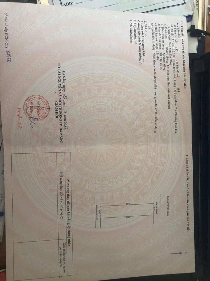 Đất nền mặt tiền đường Võ Văn Đặng, Đông Trà 109m² giá 7 tỷ - Cơ hội đầu tư tuyệt vời!