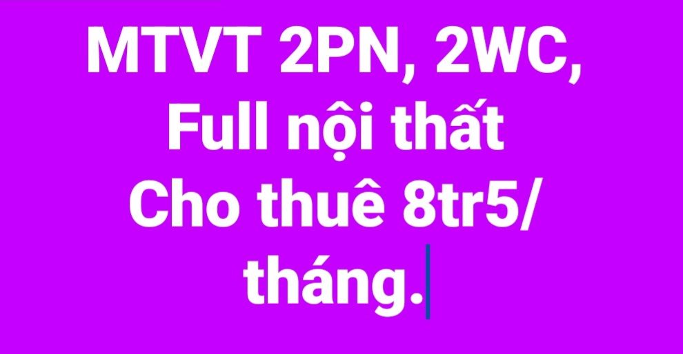 Căn hộ Mường Thanh Viễn Triều Nha Trang 2PN giá 8.5 triệu - Full nội thất sang trọng!