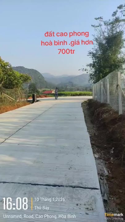 Đất thổ cư Tân Phong, Cao Phong 1800m² giá 700 triệu - Cơ hội đầu tư hấp dẫn!