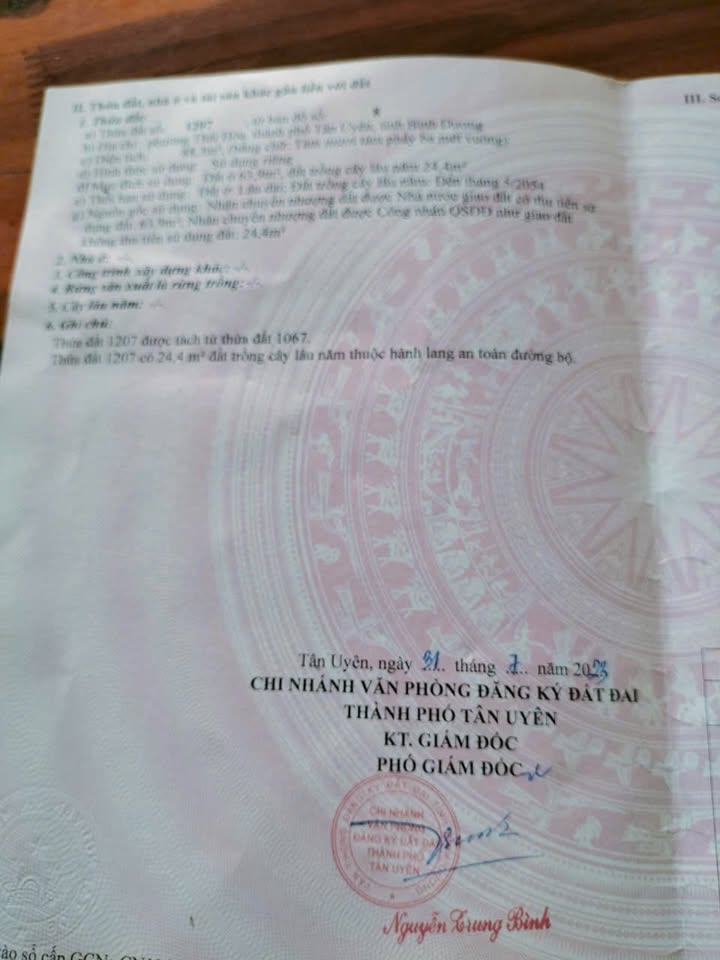 Đất thổ cư Phường Chánh Nghĩa 64m² giá 2 tỷ - Mặt tiền kinh doanh lý tưởng!