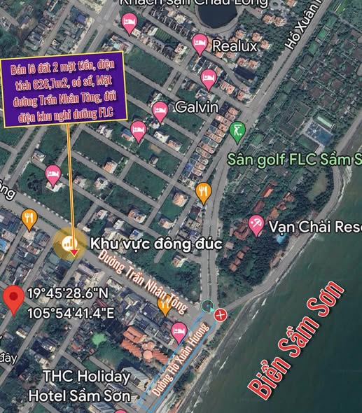 Lô đất biển Sầm Sơn 90m² giá 1 tỷ - Đầu tư sinh lời ngay!