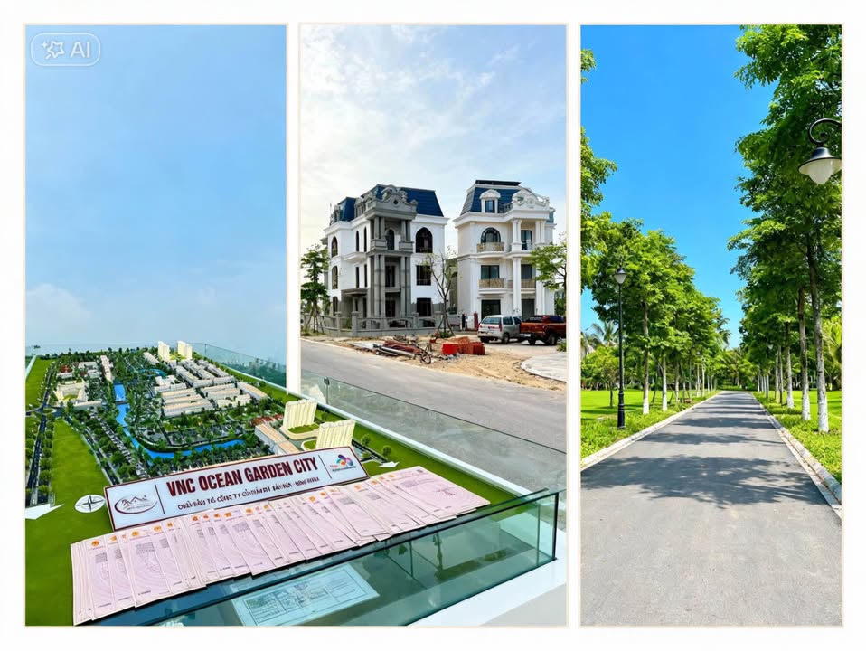 Đất nền VNC Ocean Garden City Hải Hòa 90m² giá 1.95 tỷ - Sổ hồng chính chủ, đầu tư lý tưởng!