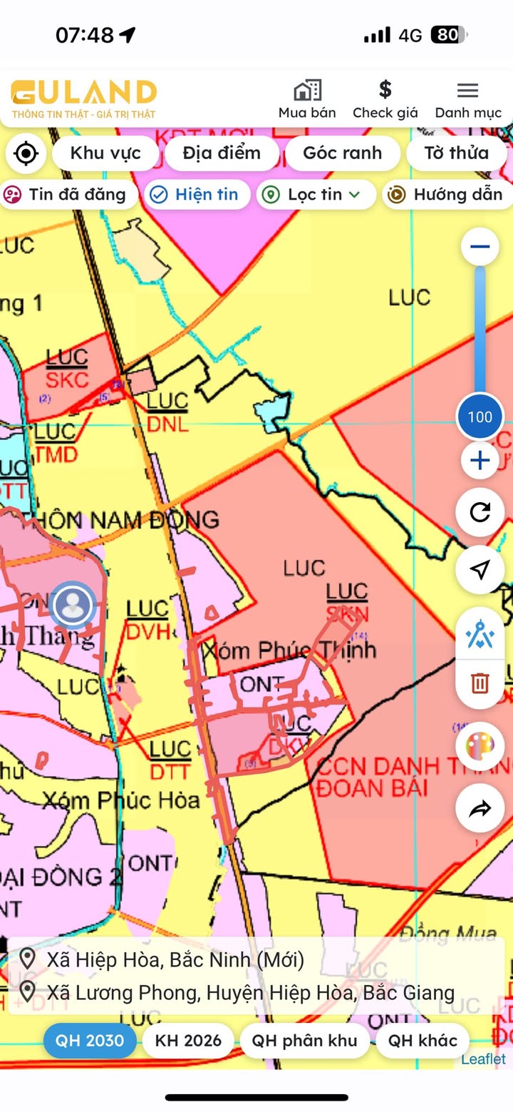 Đất nền thôn Nam Đồng, Hiệp Hòa, 125m² - Giá thỏa thuận, sổ hồng chính chủ!