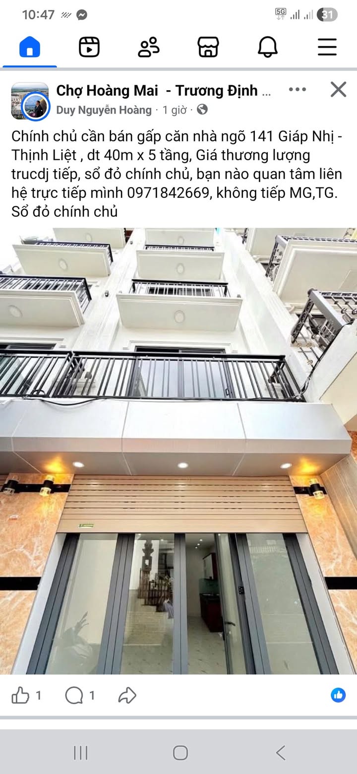 Nhà mặt đường Trương Định, Quận Hoàng Mai, 76m² giá 27 tỷ - Đầu tư lý tưởng!