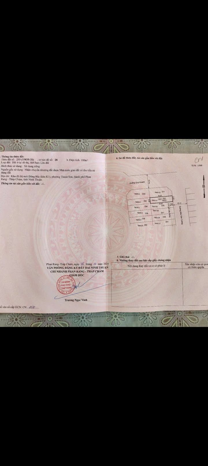 Đất nền lô K1 xã Phước Bình 150m² giá 3.4 tỷ - Nhà cấp 4 mới xây, gần trường học!