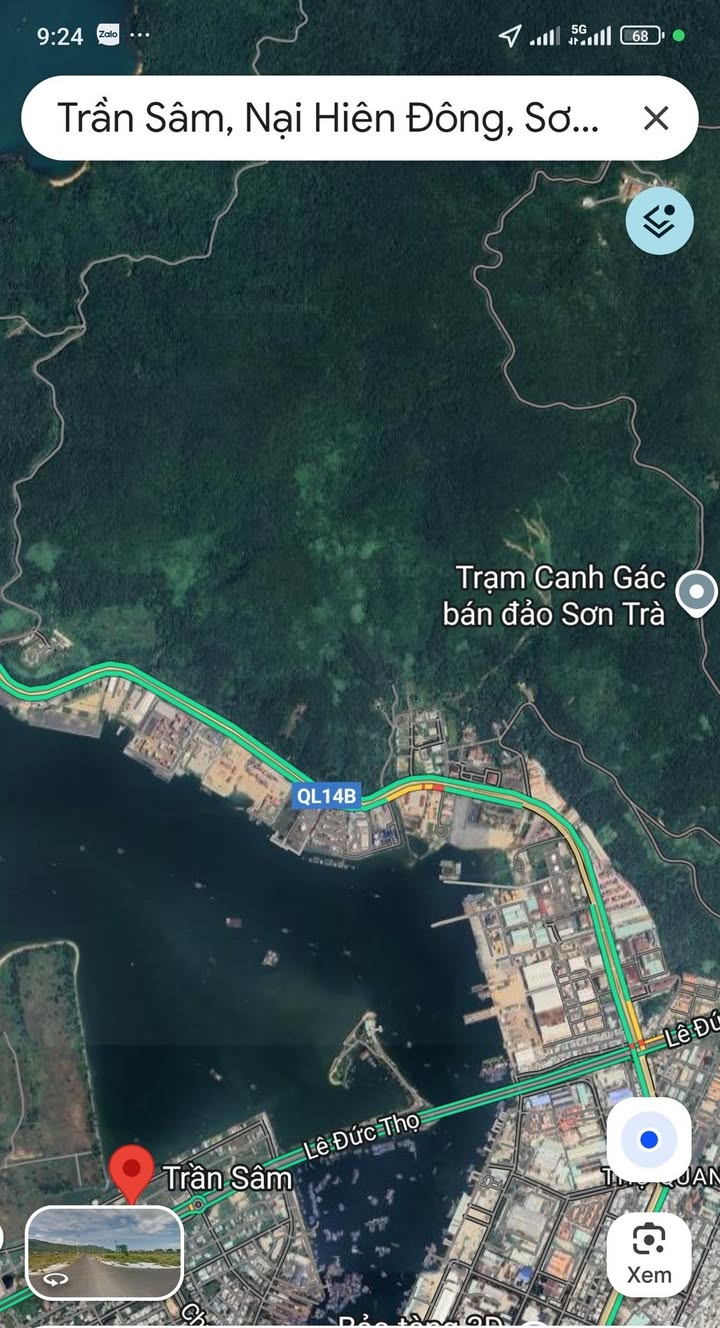 Biệt thự Trần Sâm Đà Nẵng 180m² giá 13 tỷ - View trọn vịnh Mân Quang đẹp mắt!