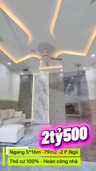 Nhà phố KP6 Tân Biên 79m² giá 2.5 tỷ - Sẵn sàng vào ở ngay!