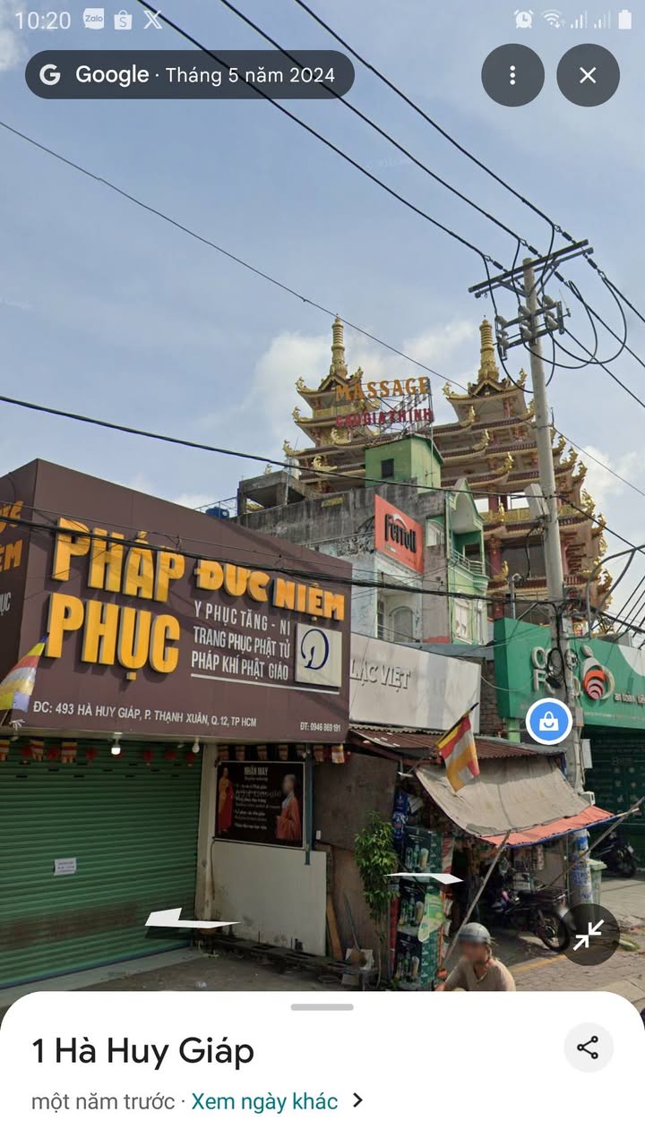 Cho thuê nhà nguyên căn mặt tiền 493 Hà Huy Giáp, 140m² - Kinh doanh thuận lợi ngay ngã 3