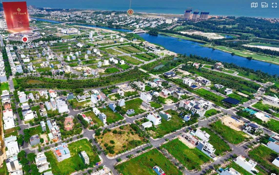 Cặp đất đối diện công viên FPT City Đà Nẵng 288m² giá 13 tỷ - Đầu tư sinh lời ngay!